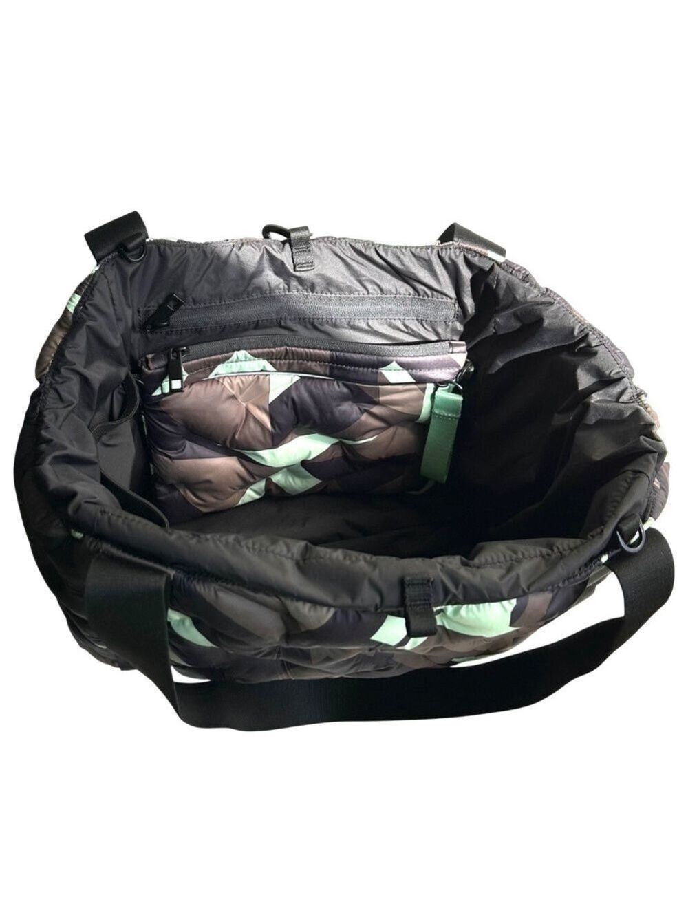Go Dash Dot Gemma Mint Chip Puffy Tote 2 Bags! NWOT - Picture 8 of 16